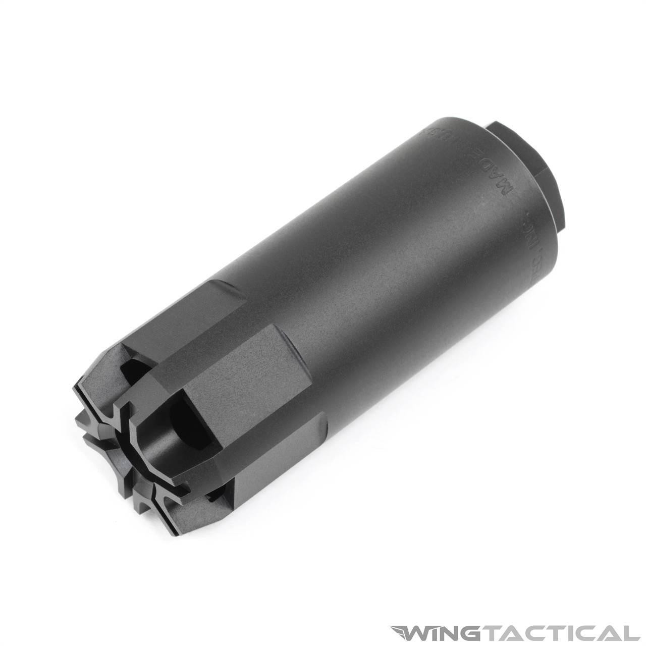  Armaspec 5.56 Catacomb Muzzle Brake with Mini-Reactor Blast Shield 