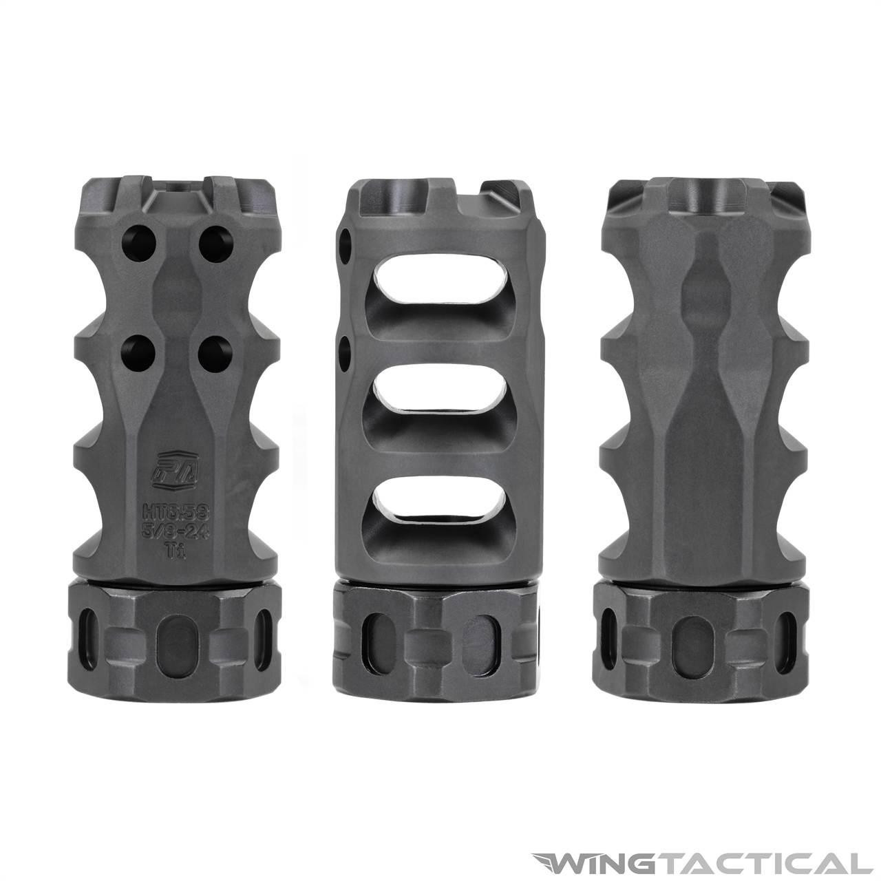  Precision Armament Slim Hypertap Ti Muzzle Brake (.246/6.5mm) 
