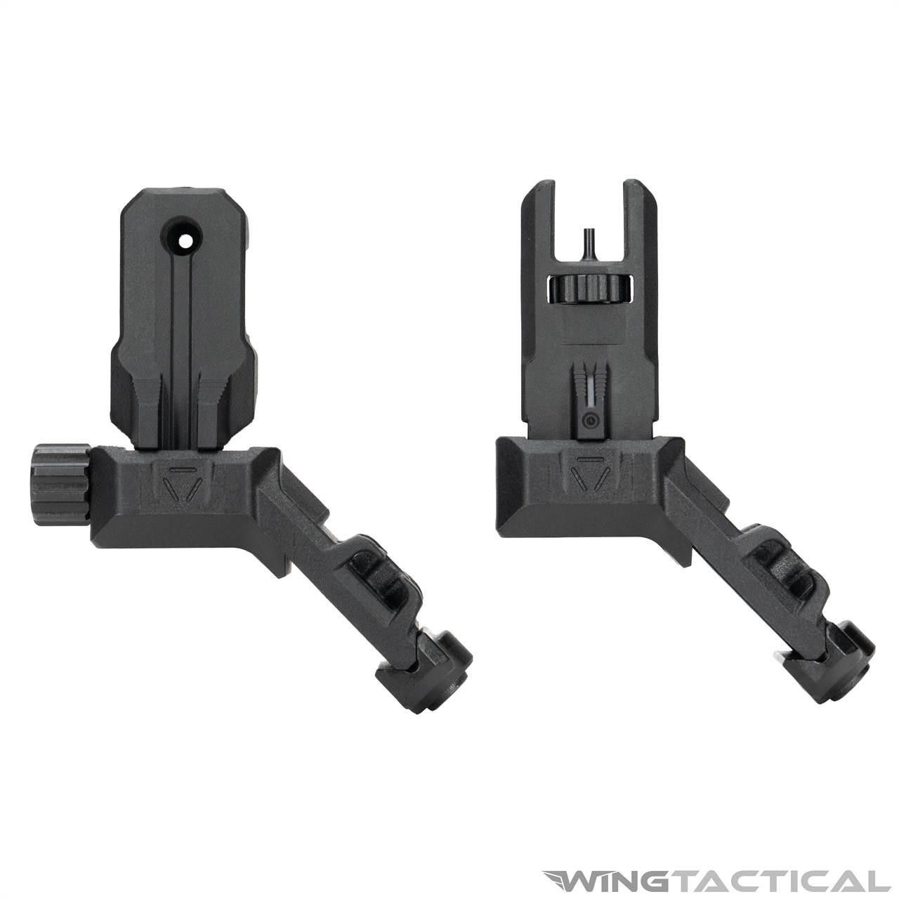 Strike Industries Polymer 45-Degree Offset Flip-Up Sights | Wing