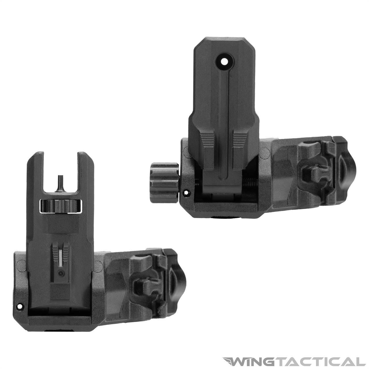  Strike Industries Polymer 45-Degree Offset Flip-Up Sights 
