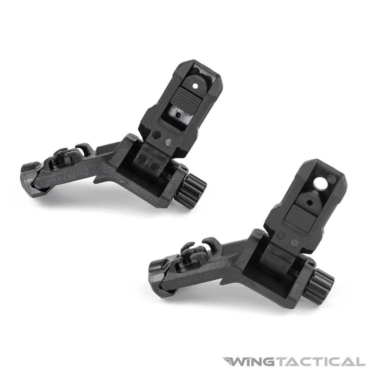  Strike Industries Polymer 45-Degree Offset Flip-Up Sights 