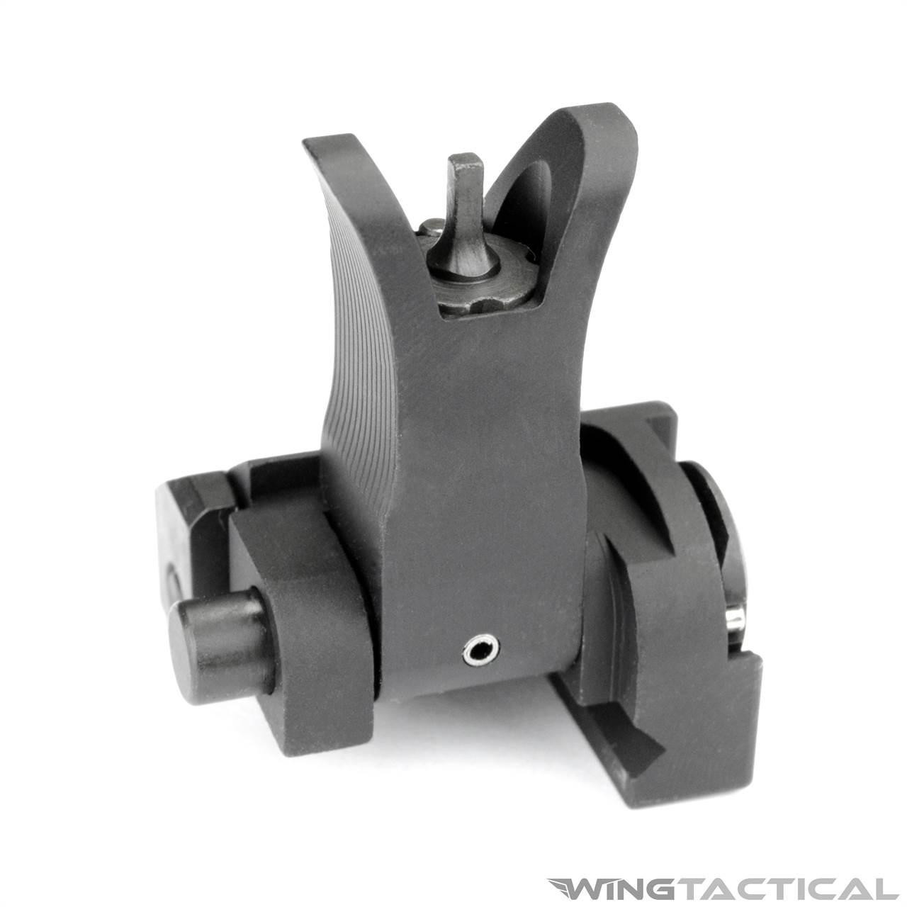 実物　Troy Industries フォールディングバトルフロントサイト Troy M4 Flip Up Front Battle Sight | Wing Tactical
