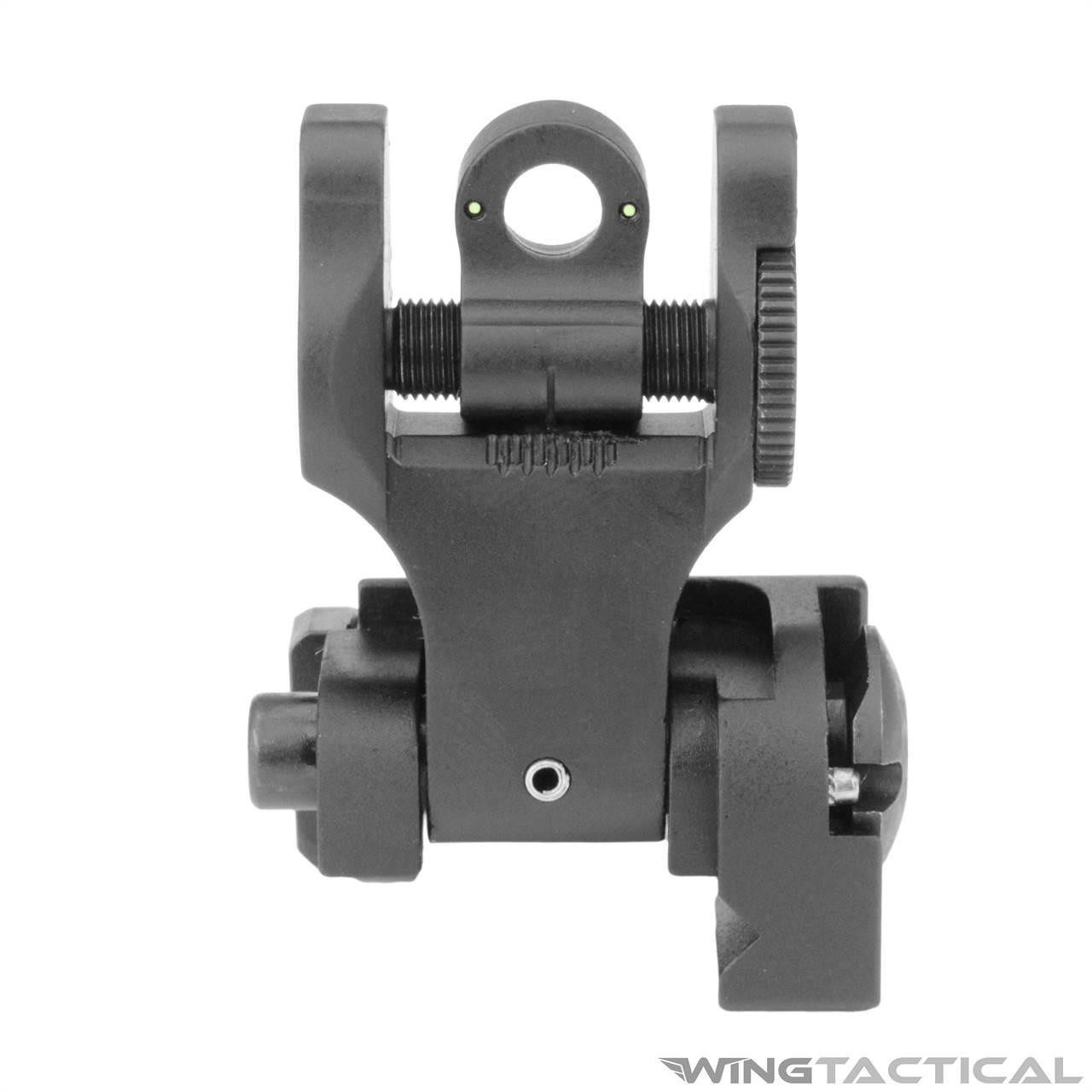 Troy Tritium Rear Sight | Troy Tritium Flip Up Sight | Wing Tactical