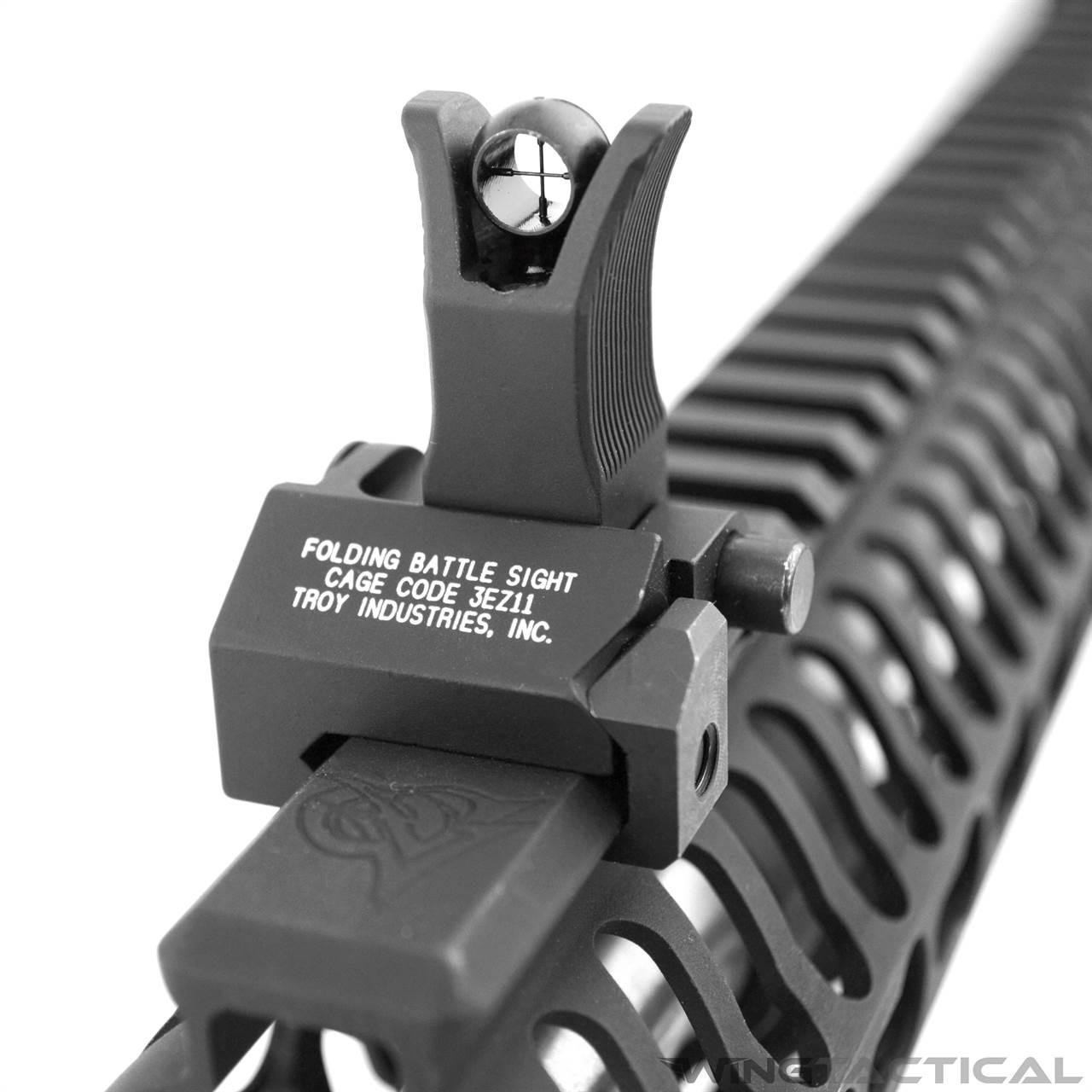  KNS Precision AR-15 Crosshair Hooded Duplex Front Sight Post 