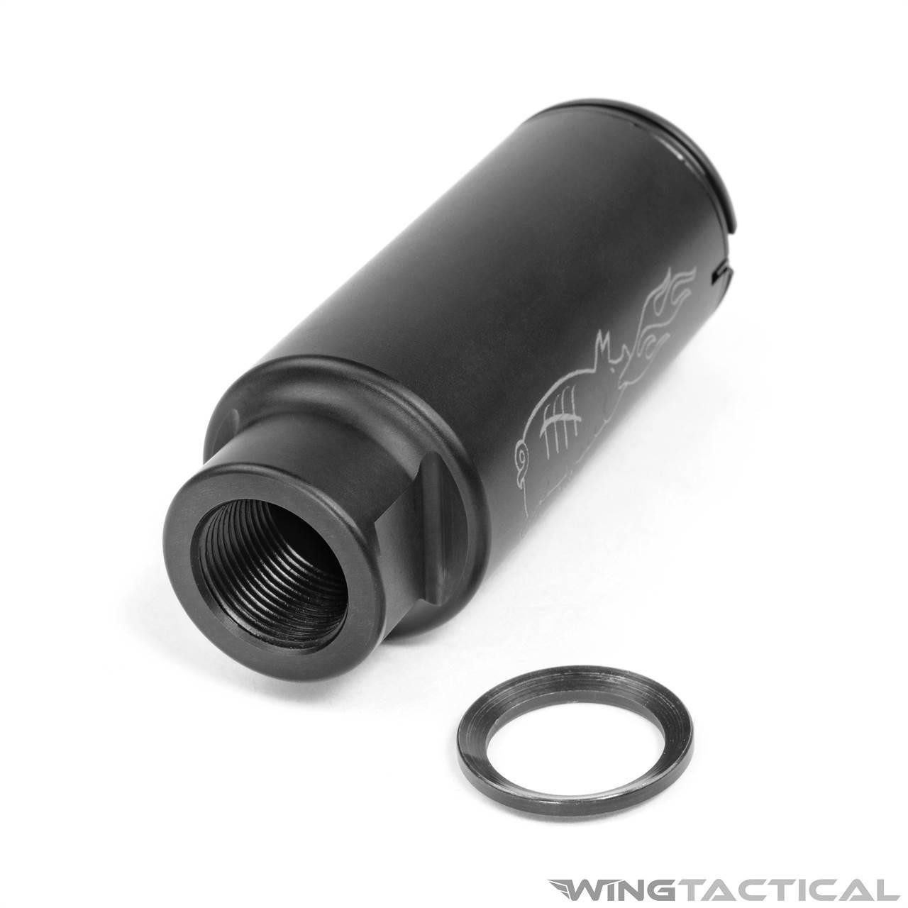 Noveske KX5 7.62 / 300BLK Flash Suppressor (Flaming Pig)   Noveske KX5 7.62 / 300BLK Flash Suppressor (Flaming Pig)