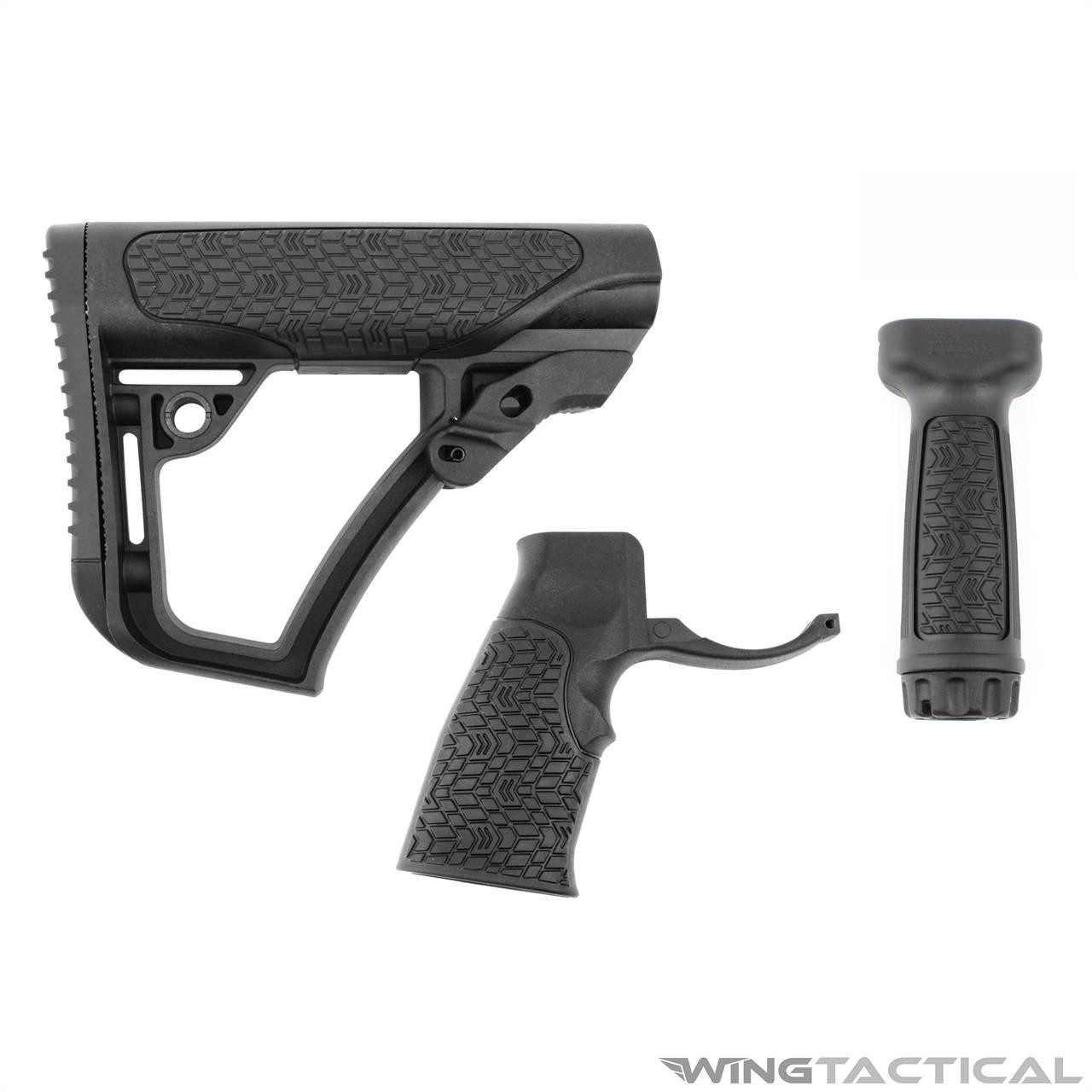 Daniel Defense AR-15 Parts Daniel Defense Buttstock, Pistol Grip, & Vertical Foregrip Combo  Daniel Defense AR-15 Parts Daniel Defense Buttstock, Pistol Grip, & Vertical Foregrip Combo