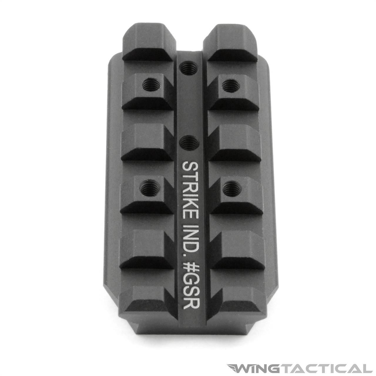 Strike Industries Rear Sight Mount Rail Adapter for Glock   Strike Industries Rear Sight Mount Rail Adapter for Glock