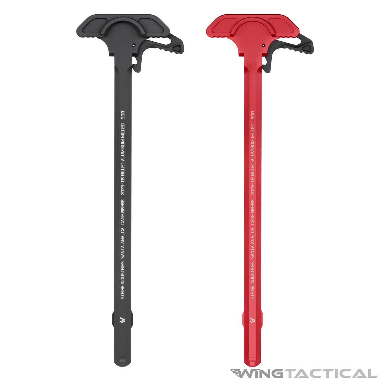 Strike Industries AR-10 Charging Handle with Extended Latch | Wing