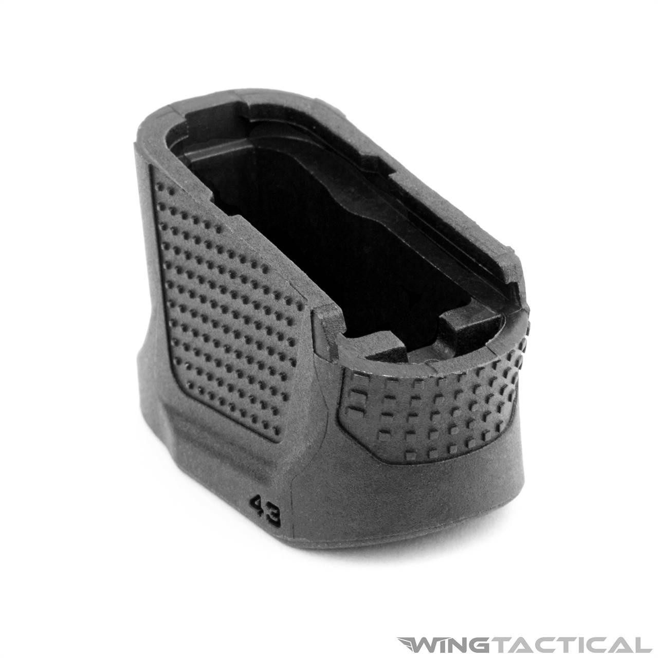 Strike Industries Enhanced Magazine Plate Extension (EMP) for Glock 43   Strike Industries Enhanced Magazine Plate Extension (EMP) for Glock 43