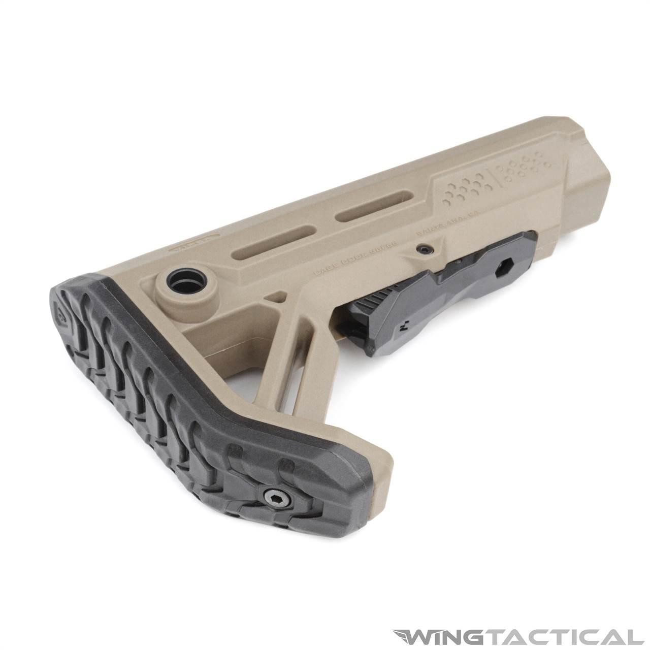 Strike Industries MOD1ストック実物 + 専用バットパッド STRIKE INDUSTRIES バットパッド MOD1ストック用 ラバー製