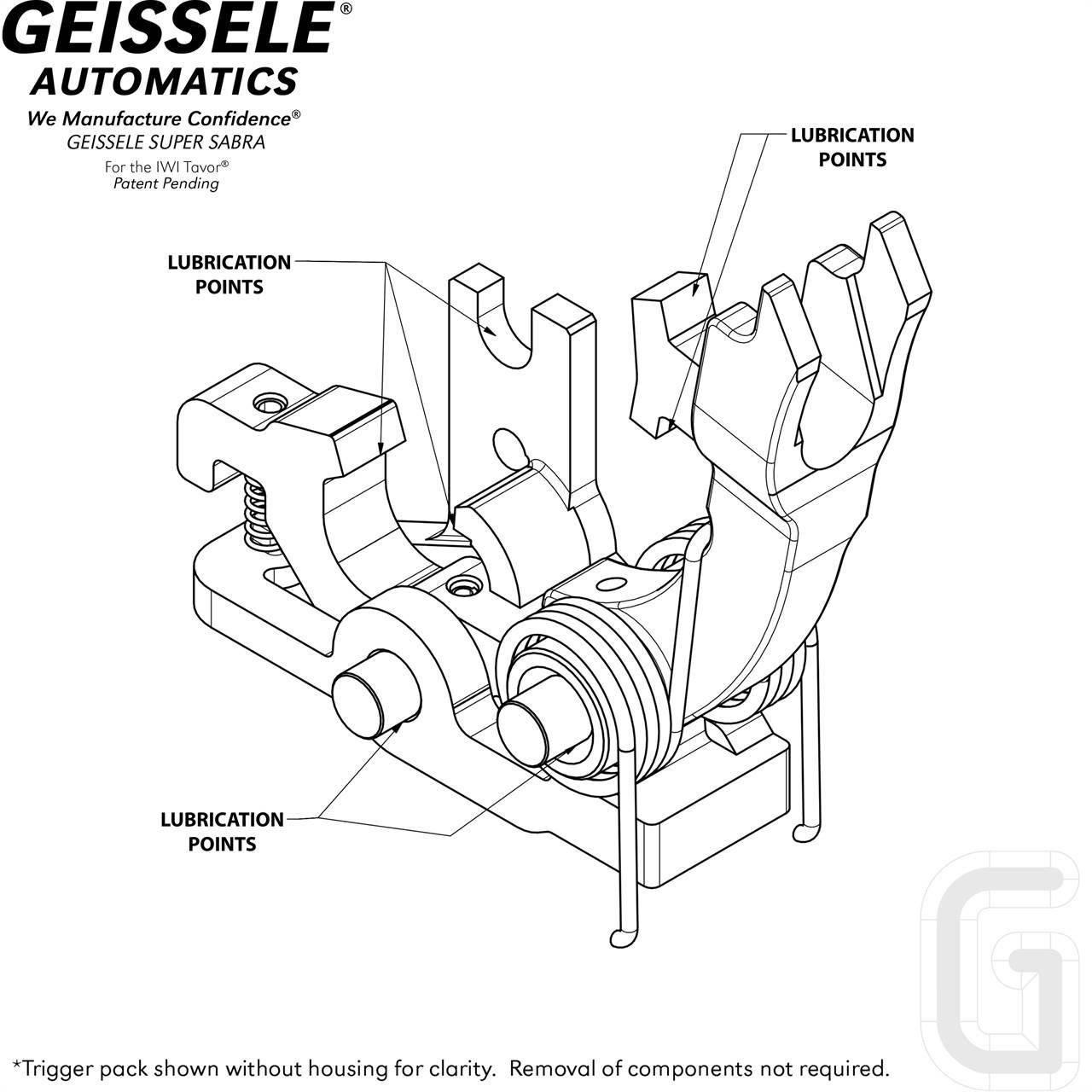 Geissele Super Sabra Trigger Pack for IWI Tavor & X95   Geissele Super Sabra Trigger Pack for IWI Tavor & X95
