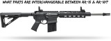What Parts Are Interchangeable Between AR-15 & AR-10?