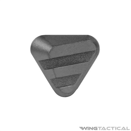 thumbnail image 2 of Tyrant Designs Extended Mag Release For Sig Sauer P320 - Black, SUS304 Steel, USA Made 2 of 6