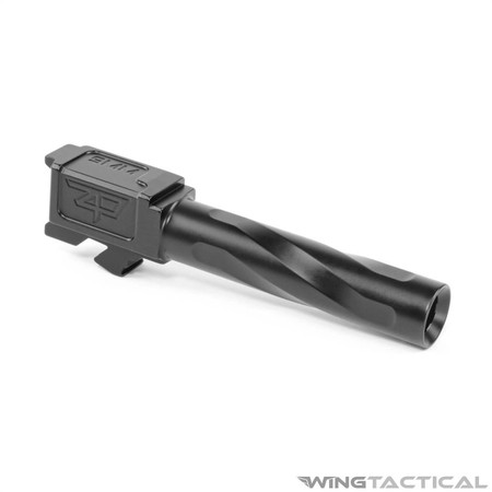 Zaffiri Precision Match Grade Fluted Barrel for Glock 19 Gen 1-4 Wing