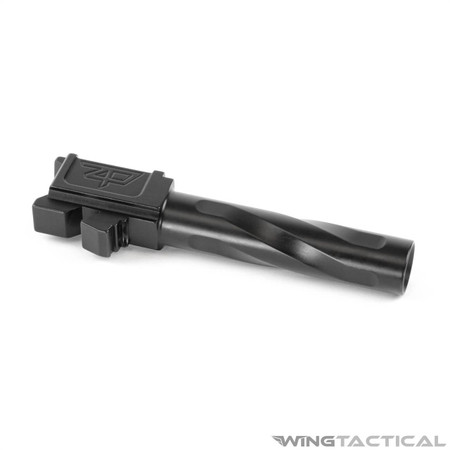 Zaffiri Precision Match Grade Fluted Barrel for Glock 19 Gen 1-4 Wing