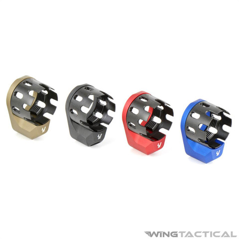 Strike Industries Enhanced Castle Nut and Extended QD End Plate   Strike Industries Enhanced Castle Nut and Extended QD End Plate