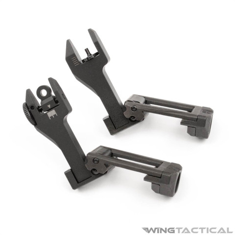 Strike Industries Sidewinder 45 Degree Offset / Co-Witness Flip-Up Sights   Strike Industries Sidewinder 45 Degree Offset / Co-Witness Flip-Up Sights