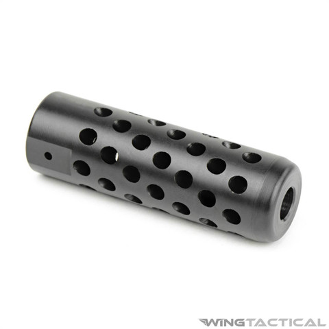Rex Silentium Helical High Performance .308 Muzzle Brake   Rex Silentium Helical High Performance .308 Muzzle Brake