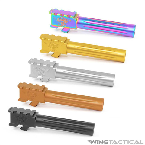 L2D Combat Precision Match Fluted Barrel for Glock 19   L2D Combat Precision Match Fluted Barrel for Glock 19