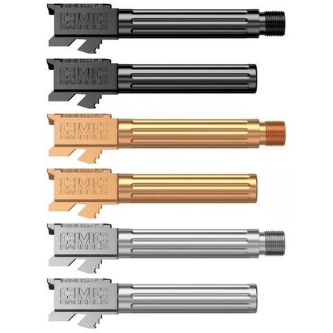 CMC Triggers CMC Match Precision Fluted Stainless Steel Barrel for Glock 19  CMC Triggers CMC Match Precision Fluted Stainless Steel Barrel for Glock 19