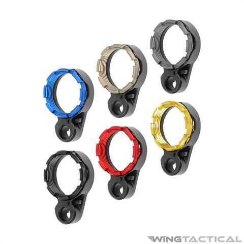 Fortis MFG Fortis LE Lightweight Enhanced Locking Lever K2 System End Plate and Castle Nut  Fortis MFG Fortis LE Lightweight Enhanced Locking Lever K2 System End Plate and Castle Nut