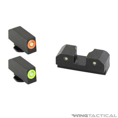 XS Sights XS Sight Systems R3D Night Sights for Glock 42,43,43X,48  XS Sights XS Sight Systems R3D Night Sights for Glock 42,43,43X,48