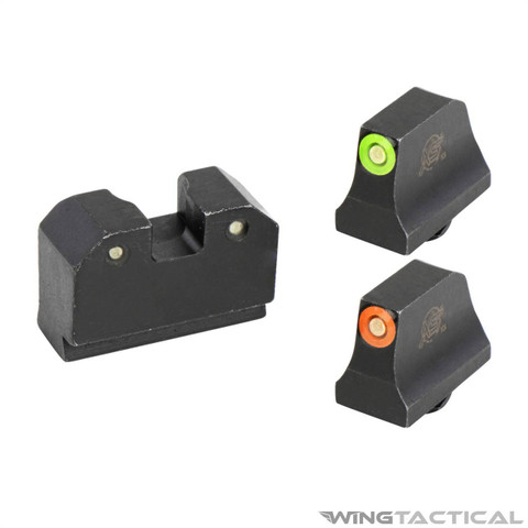 XS Sights XS Sight Systems R3D Suppressor Night Sights for Glock 17,19,22-24,26,27,31-36,38,45  XS Sights XS Sight Systems R3D Suppressor Night Sights for Glock 17,19,22-24,26,27,31-36,38,45