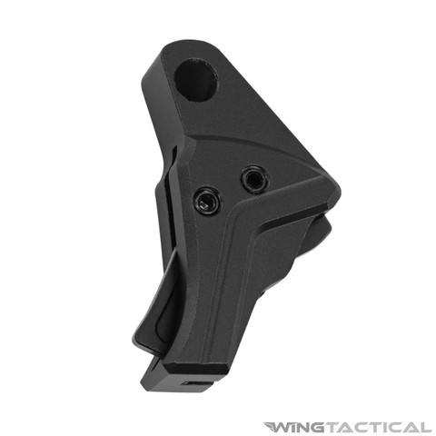 Tyrant CNC Drop-In I.T.T.S. Trigger Shoe For Glock Gen5 (G17, G19, G26, G34) – Black Anodized Aluminum