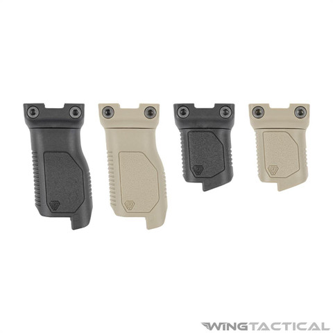 Strike Industries Parts Strike Industries Picatinny Angled Vertical Grip w/ Cable Management  Strike Industries Parts Strike Industries Picatinny Angled Vertical Grip w/ Cable Management