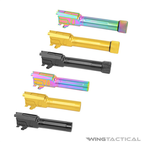 Faxon Firearms Faxon Fluted Match Barrel for Sig P365  Faxon Firearms Faxon Fluted Match Barrel for Sig P365