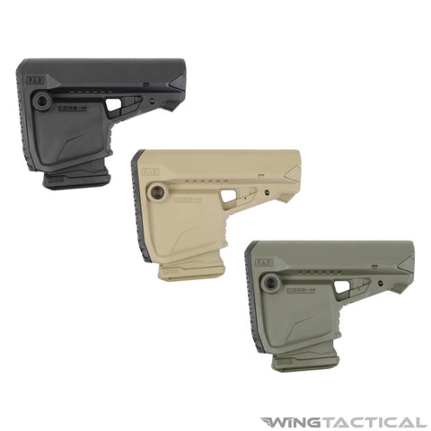 FAB Defense GL-CORE M Stock with Built-In Magazine Carrier   FAB Defense GL-CORE M Stock with Built-In Magazine Carrier