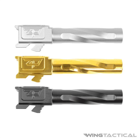 Zaffiri Precision Match Grade Fluted Barrel for Glock 19 Gen 1-4   Zaffiri Precision Match Grade Fluted Barrel for Glock 19 Gen 1-4