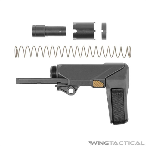 Delta Deals AR-15 SBA4 Adjustable Stabilizing Brace + Mil-Spec Buffer Tube  Kit - $124.99