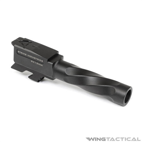 Strike Industries Parts Strike Industries Spiral Fluted Barrel for Glock 43  Strike Industries Parts Strike Industries Spiral Fluted Barrel for Glock 43