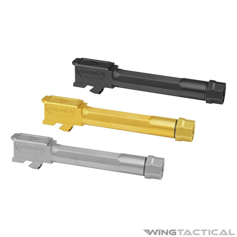 Agency Arms Premier Line Threaded Barrel for Glock 19   Agency Arms Premier Line Threaded Barrel for Glock 19