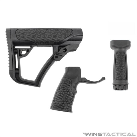Daniel Defense AR-15 Parts Daniel Defense Buttstock, Pistol Grip, & Vertical Foregrip Combo  Daniel Defense AR-15 Parts Daniel Defense Buttstock, Pistol Grip, & Vertical Foregrip Combo