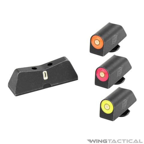 XS Sights XS Sight Systems Big Dot Tritium Sights for Glock 17,19, 22-24,26,27,31-36,38,45 (DXT2/DXW2)  XS Sights XS Sight Systems Big Dot Tritium Sights for Glock 17,19, 22-24,26,27,31-36,38,45 (DXT2/DXW2)