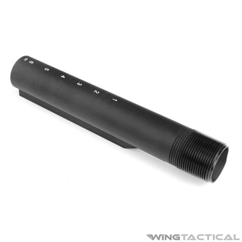 V Seven Mil-Spec 6-Position Carbine Buffer Tube | Wing Tactical