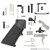 Anderson Manufacturing AR-15 Lower Parts Kit