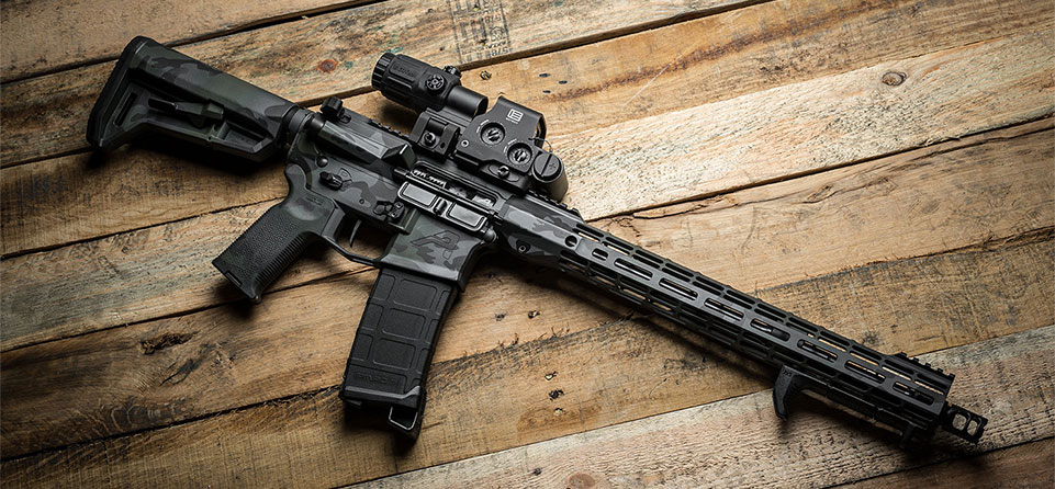 Custom-built Aero Precision AR-15