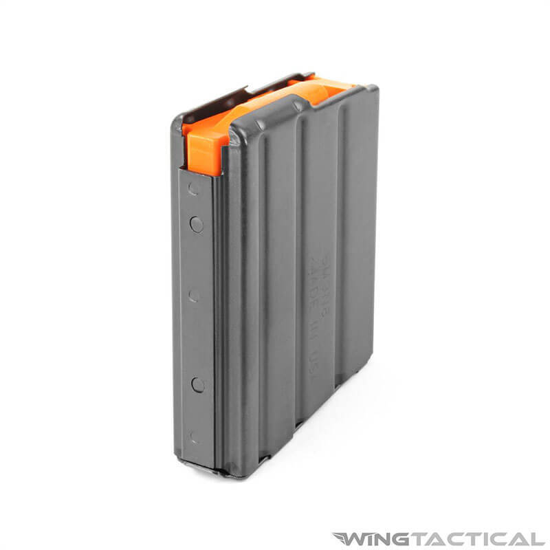 AR Mag standing vertically