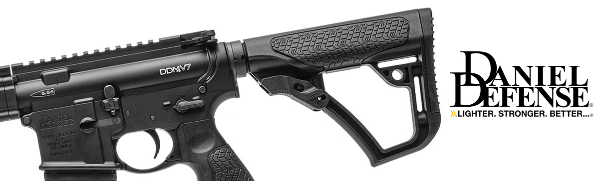 Banner for a Daniel Defense collapsible buttstock