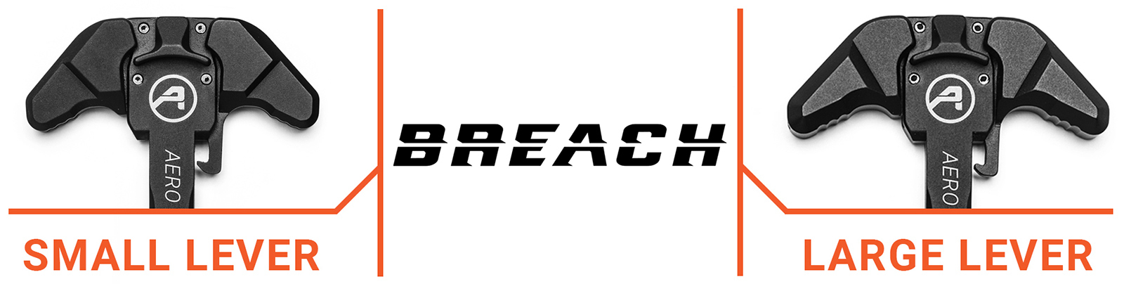 Breach lever comparison.