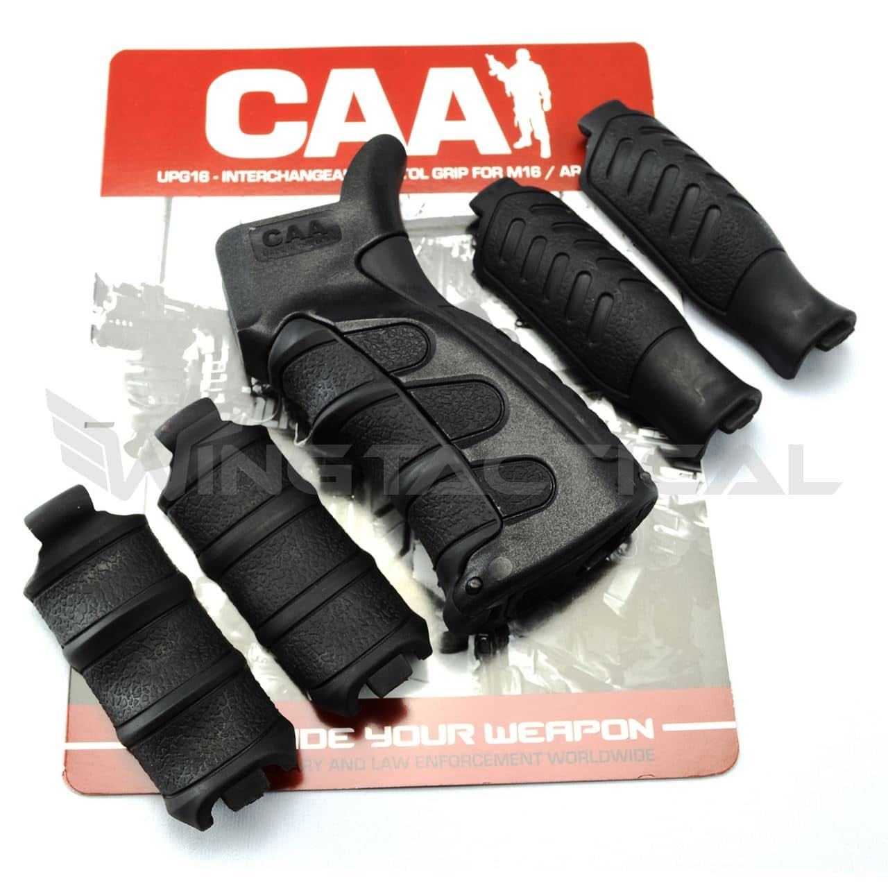 CAA 6 Piece Interchangeable AR-15 Pistol Grip