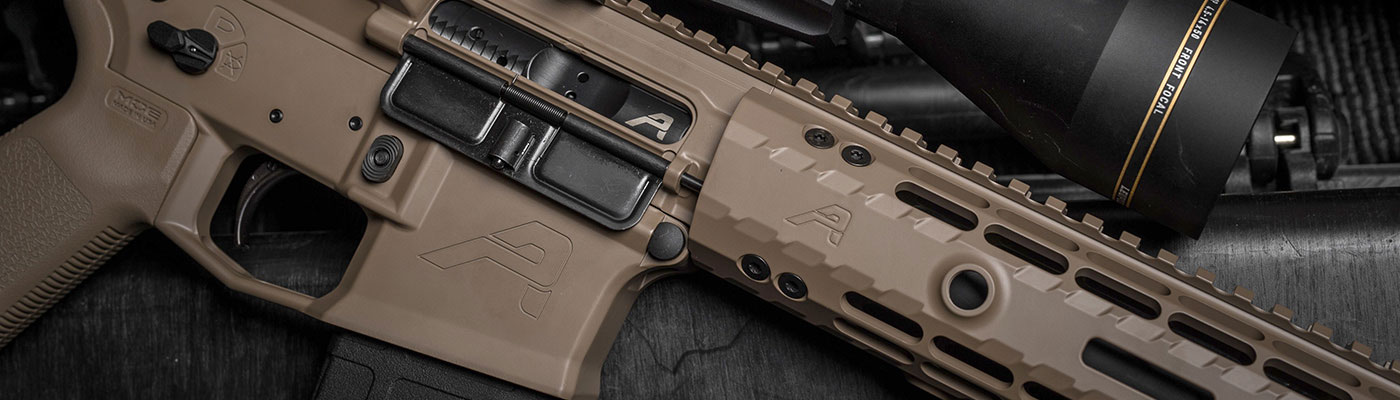 Custom FDE AR-15 with optic