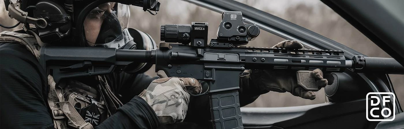 Strike Industries LINK Curved Foregrip DFCO Ttiger Claw Grip On AR