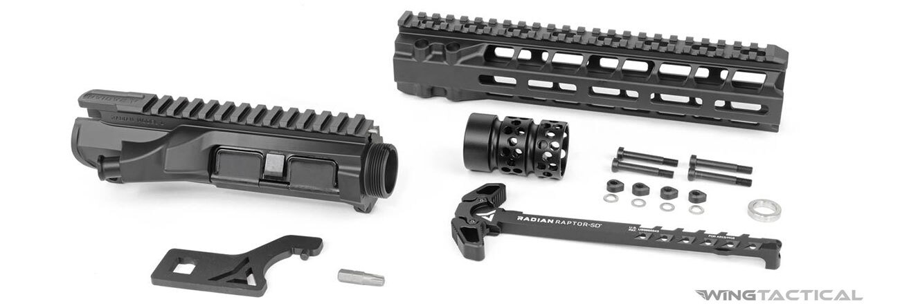 Disassembled upper receiver