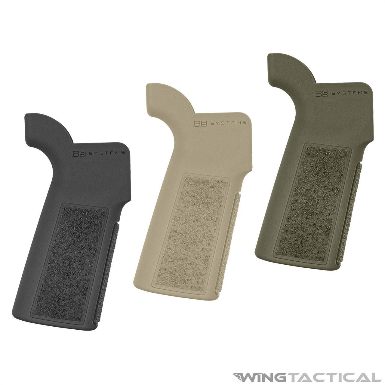 grips in different colors