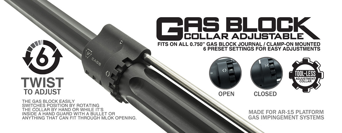 infographic for collar adjustable gas block