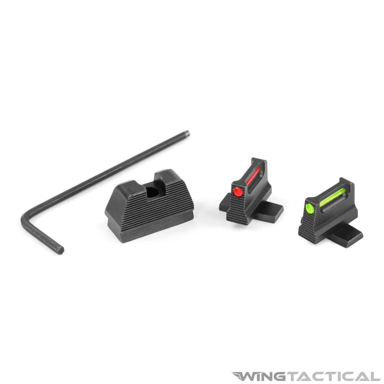 L2D Combat Suppressor Height Fiber Optic Sights for Sig P320